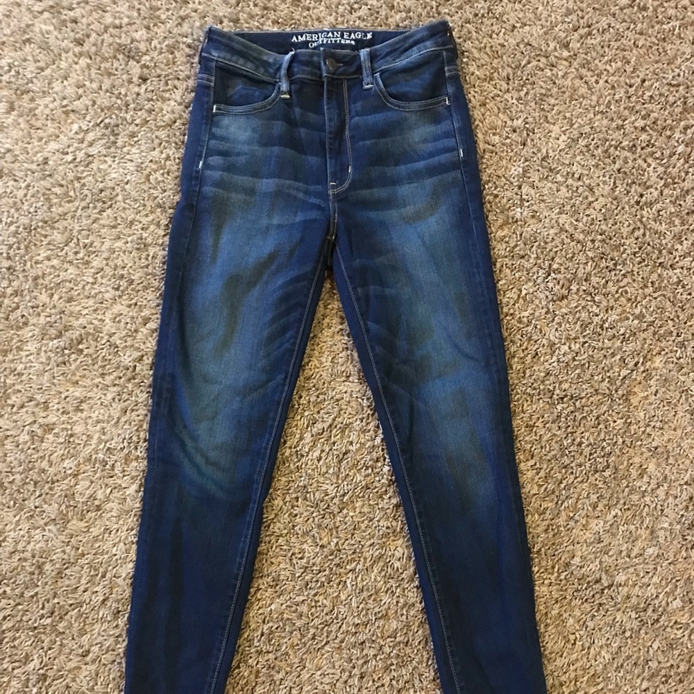 AE Super Stretch Super High Waisted Jeggings!